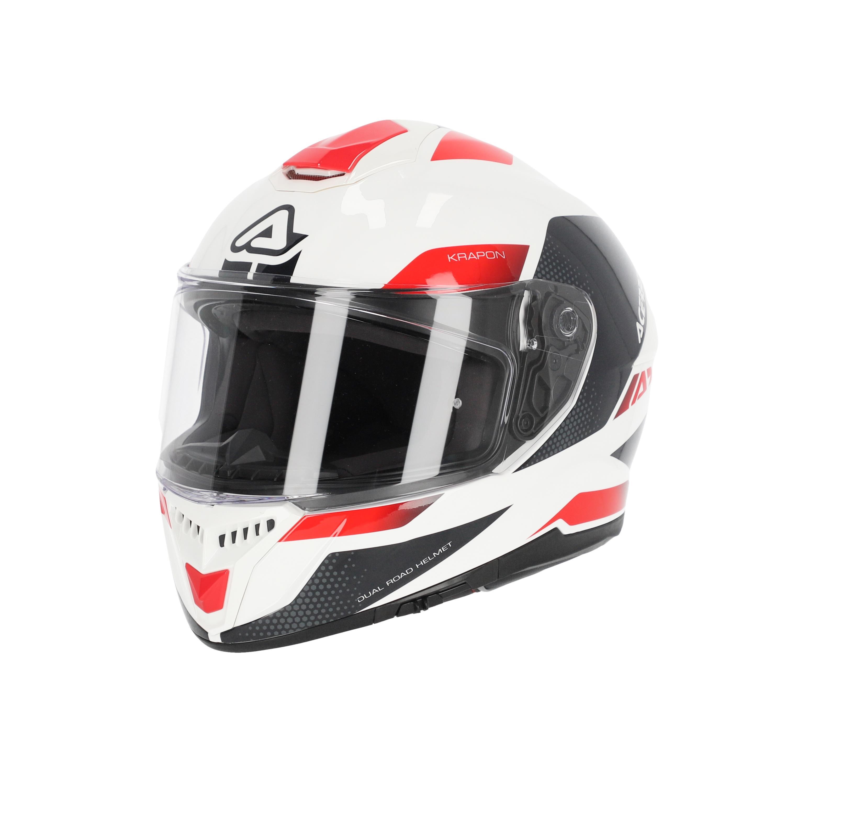 ACERBİS KRAPON 22-06 KASK BEYAZ KIRMIZI