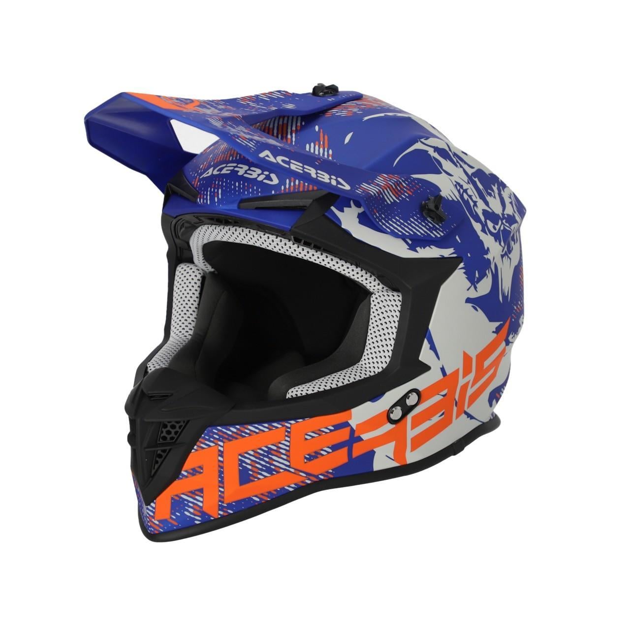 Acerbis Lınear Kask 2206 Gri Mavi