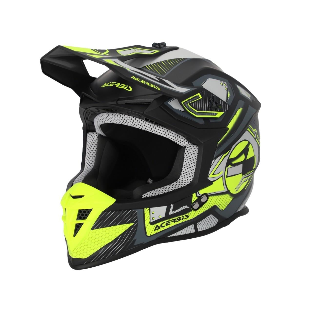 Acerbis Lınear Kask 2206 Siyah Sarı