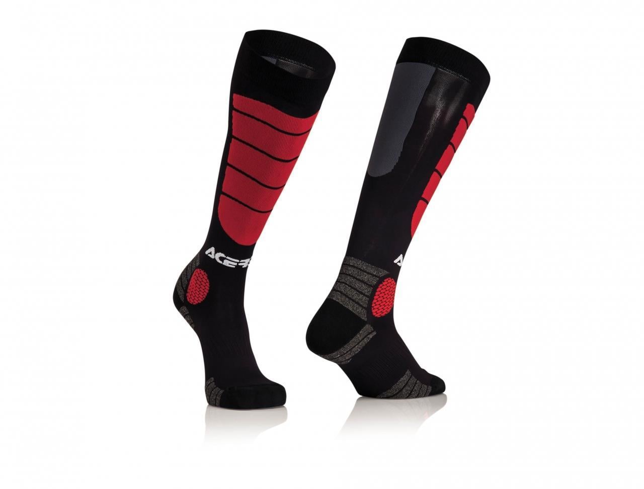Acerbis Mx Impact Çorap Siyah Kırmızı