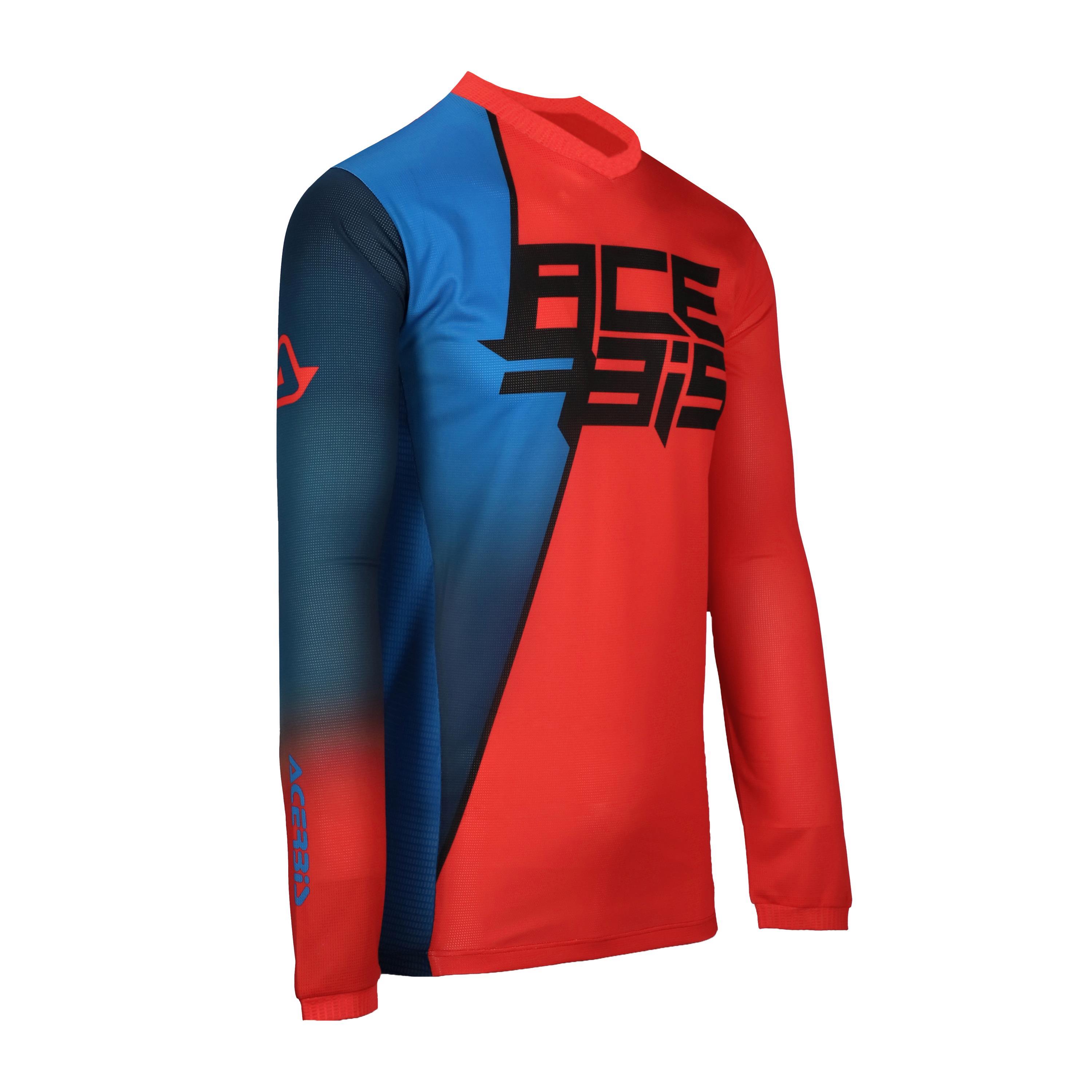 ACERBİS MX J-TRACK SEVEN JERSEY KIRMIZI MAVİ