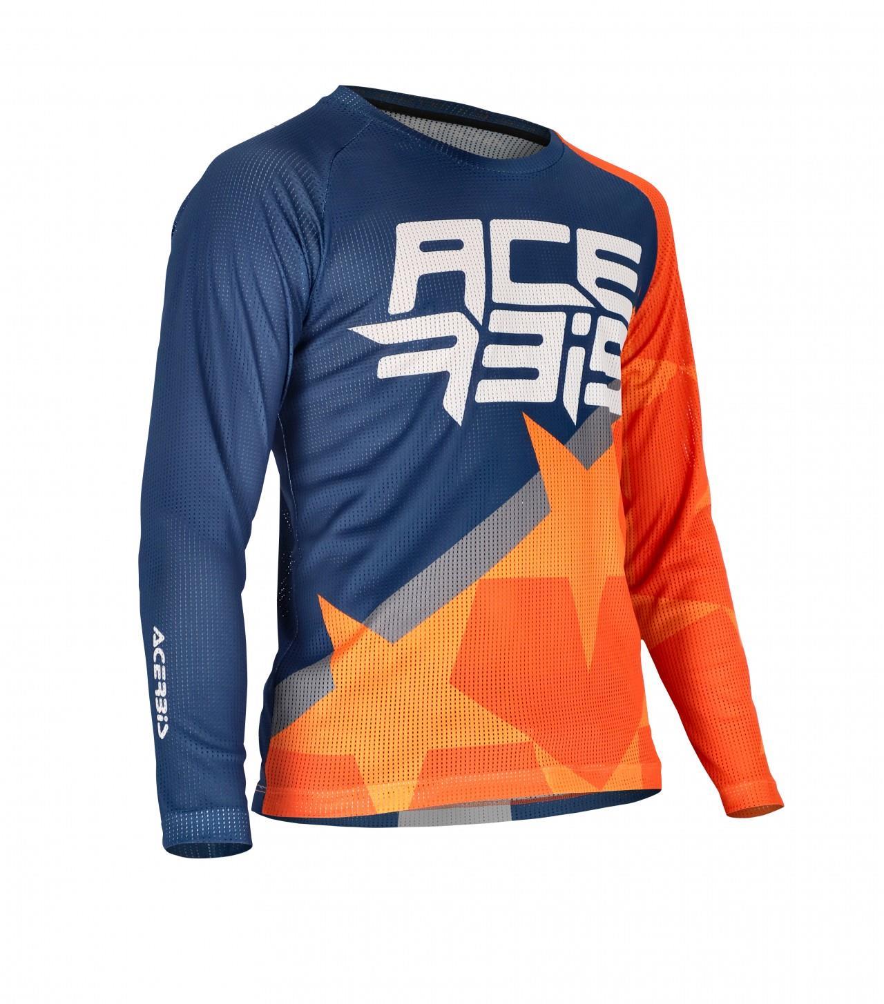 ACERBİS MX J-WINDY ONE ÇOCUK JERSEY MAVİ TURUNCU