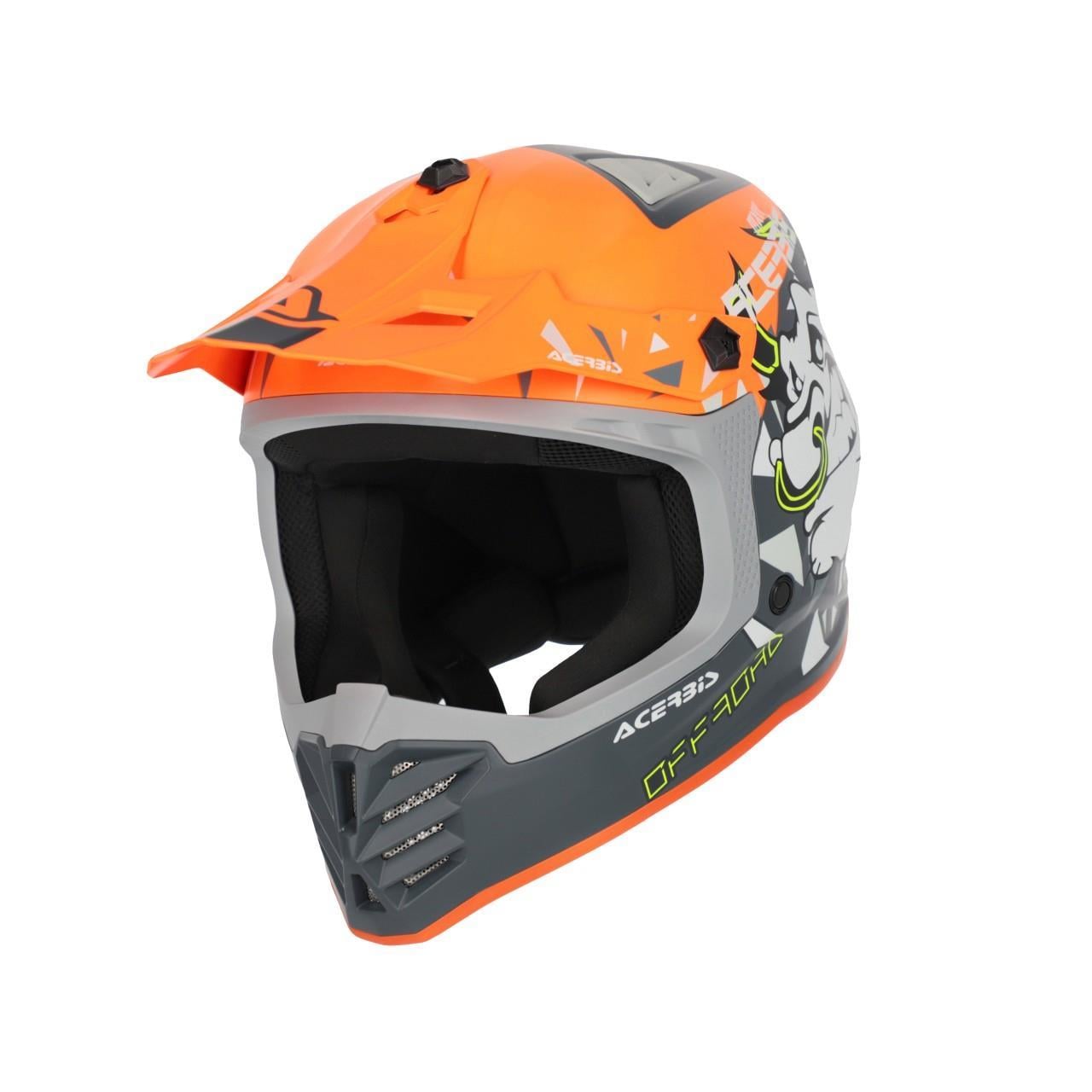 ACERBİS PROFILE ÇOCUK KASK TURUNCU GRİ