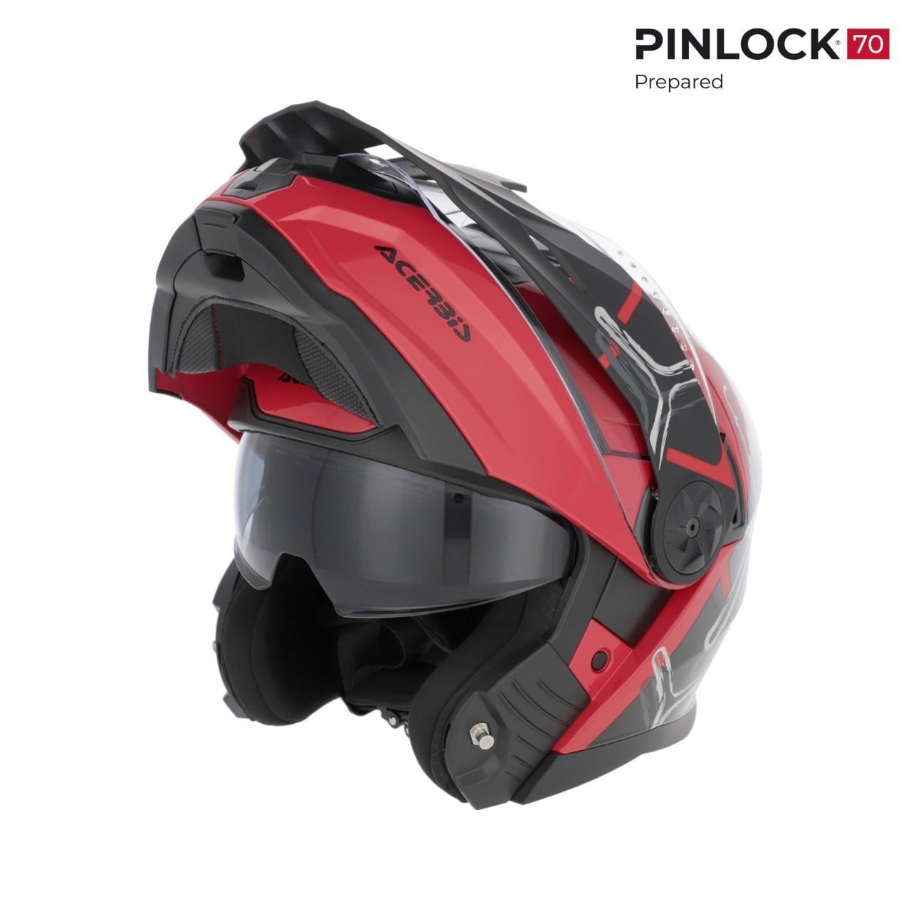 ACERBİS RIDER GARPHIC 22-06 KASK SİYAH KIRMIZI