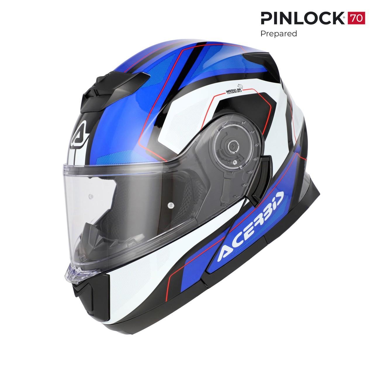 ACERBİS SEREL 22-06 KASK SİYAH MAVİ
