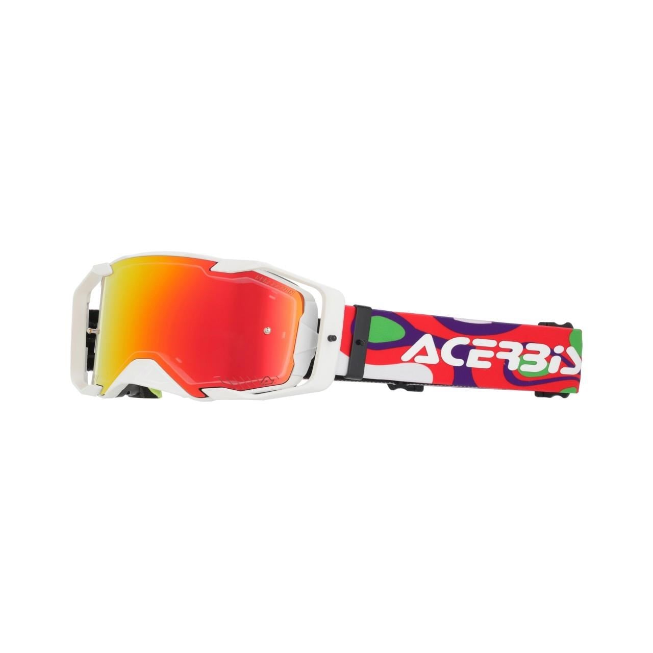 Acerbis Vortex Goggle Beyaz Kırmızı