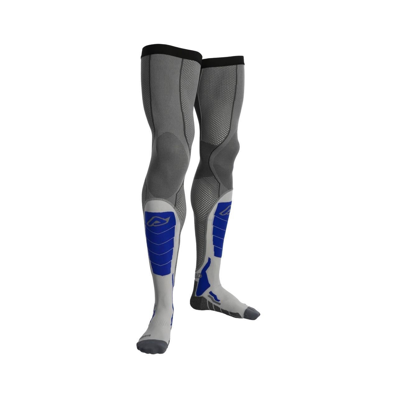 Acerbis X-Leg Vented Pro Çorap Gri Mavi