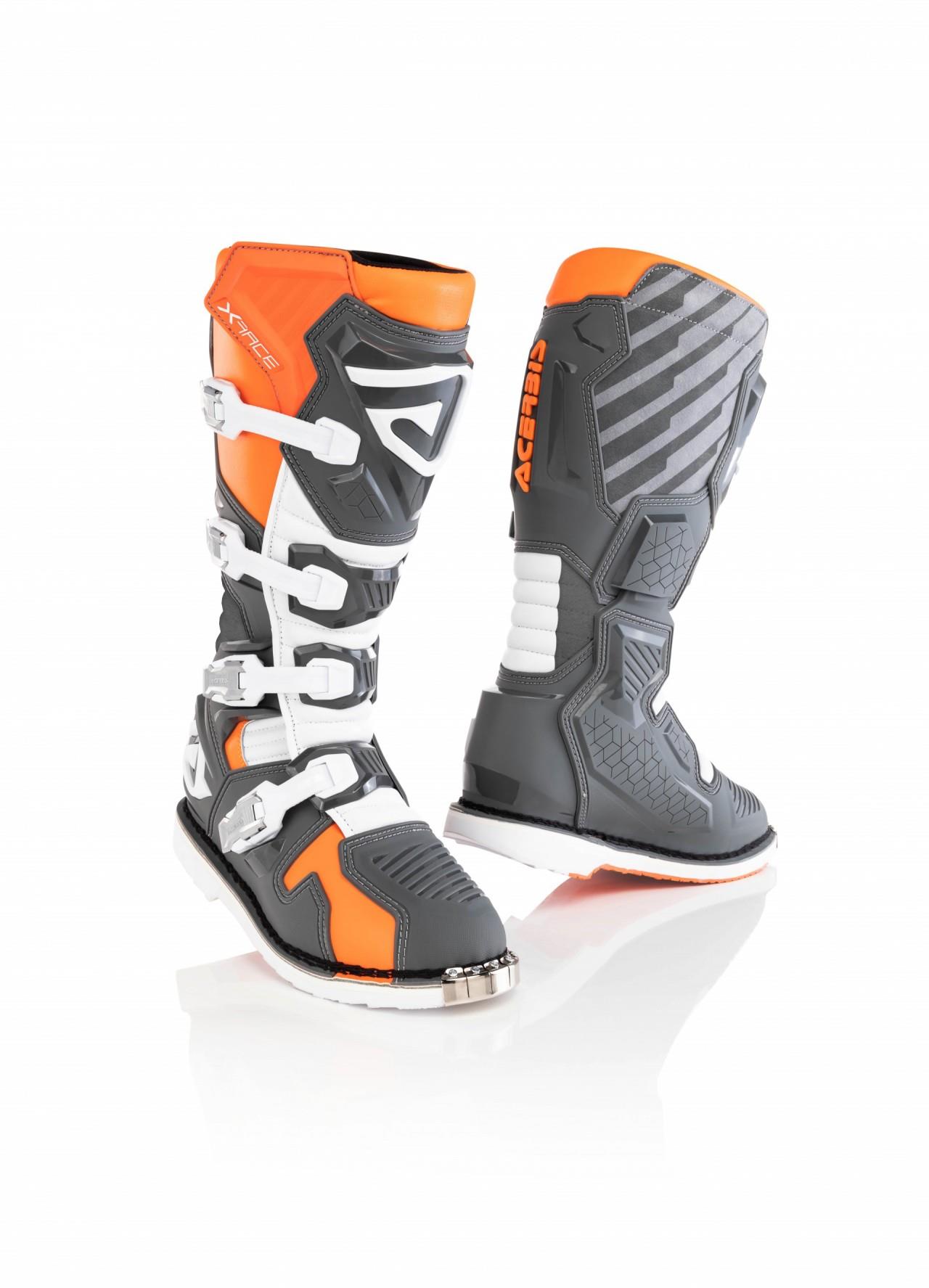 Acerbis X-Race Bot Gri Turuncu
