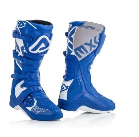 Acerbis X-Team Bot Beyaz Mavi