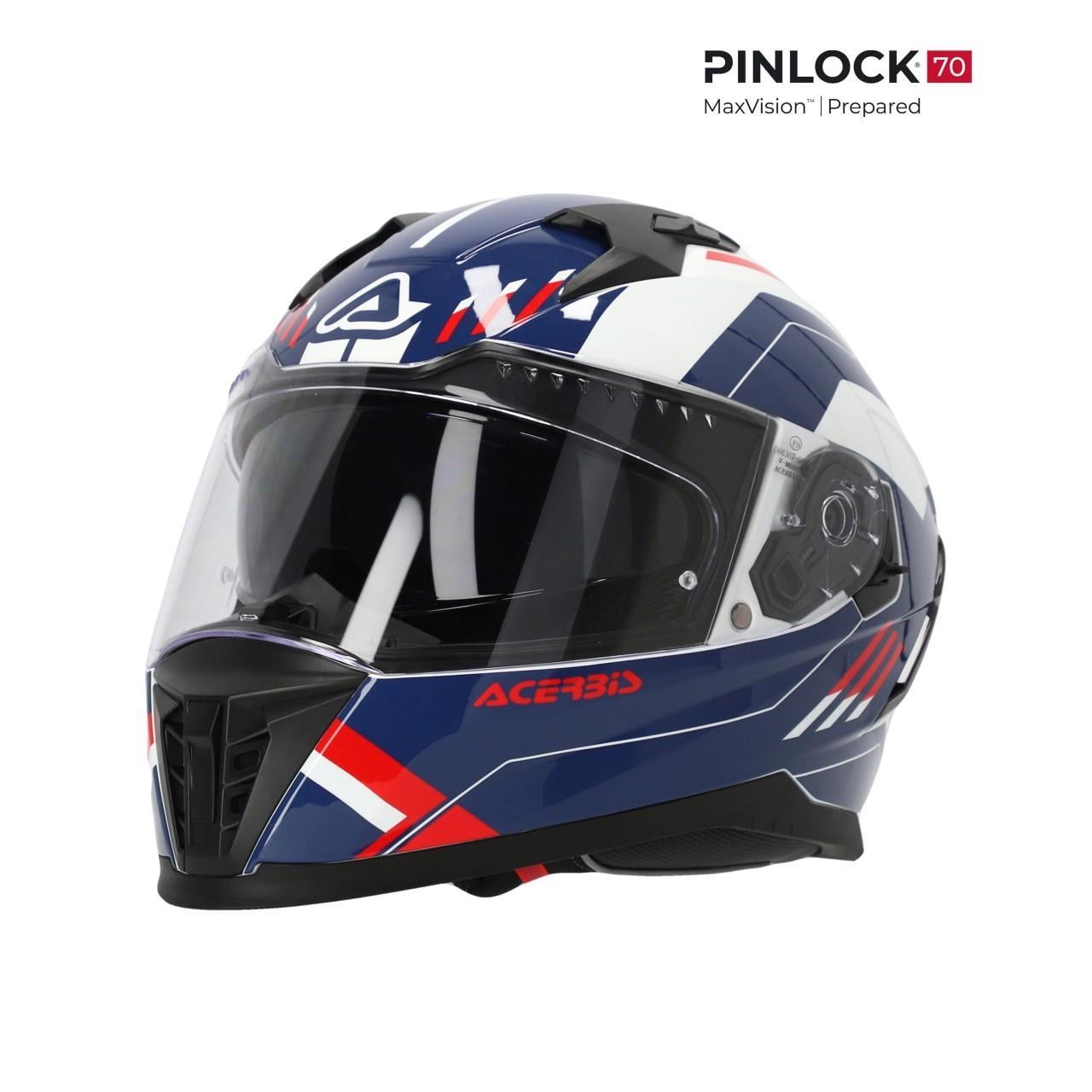 ACERBİS X-WAY GRAPHIC KASK MAVİ KIRMIZI
