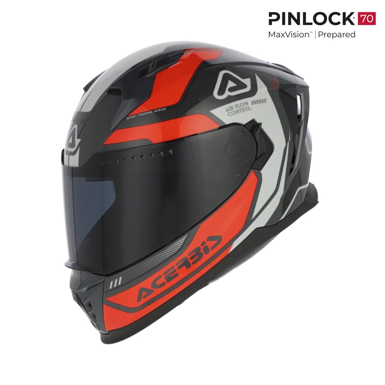 ACERBİS X-WAY GRAPHIC KASK TURUNCU GRİ
