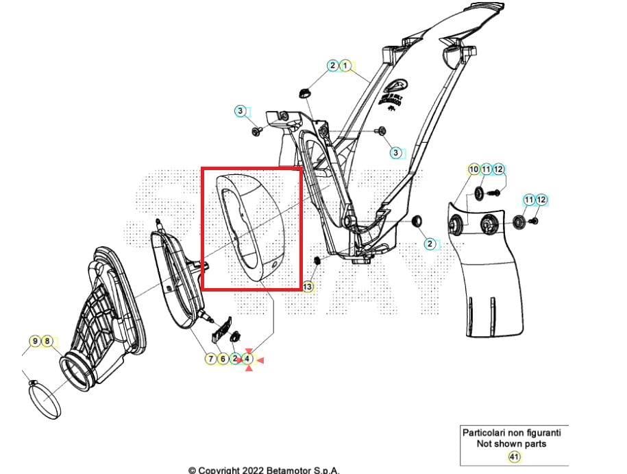 AIR FILTER BETA ORJ YP E