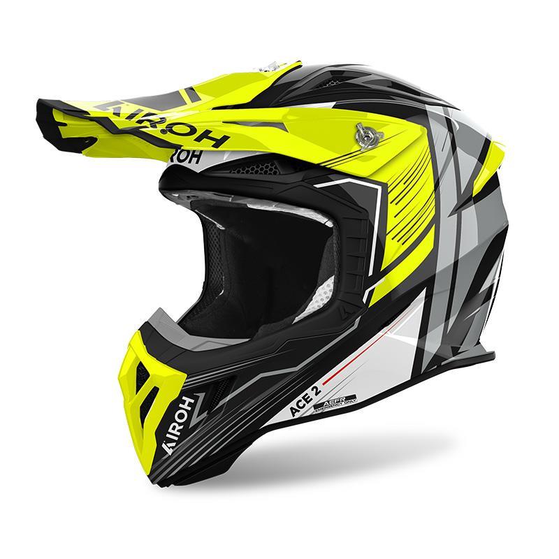 AIROH AVIATOR ACE 2 ENGINE YELLOW GLOSS KASK
