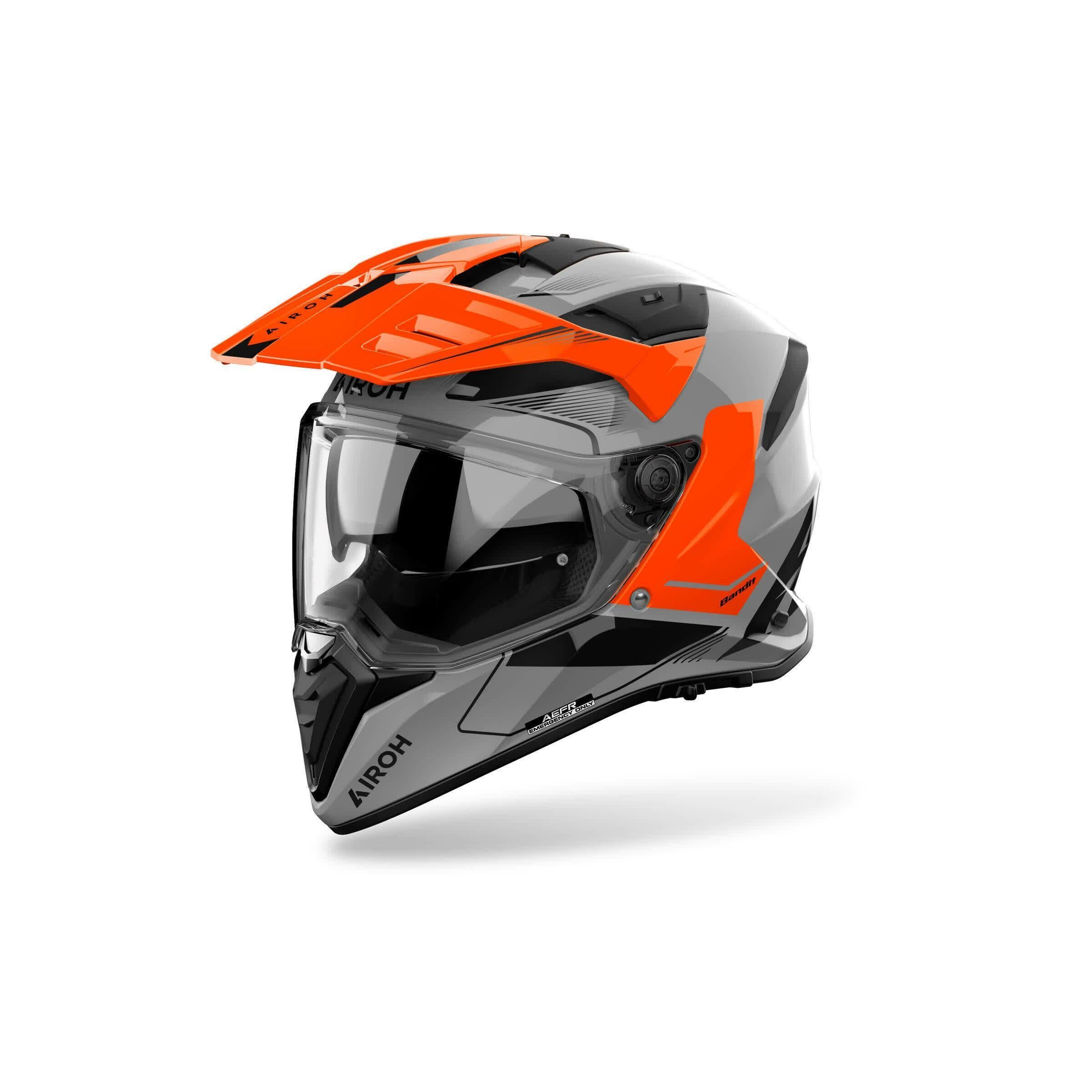 Aıroh Bandıt Tune Orange Gloss Kask