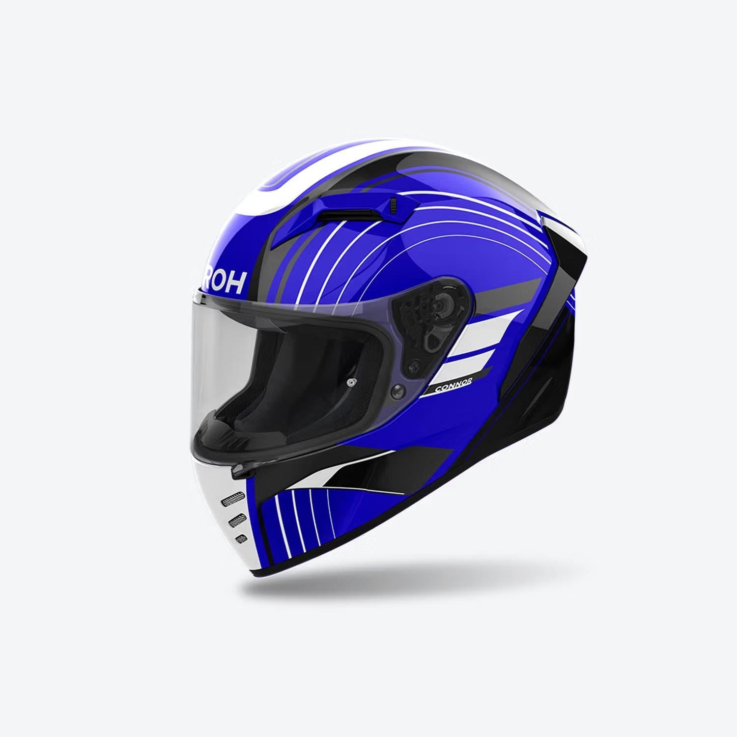 AIROH CONNOR ACHIEVE BLUE GLOSS KASK
