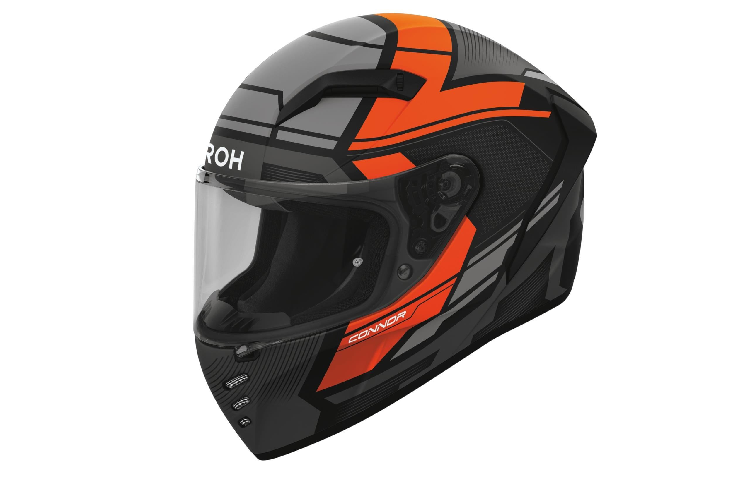 Aıroh Connor Ego Orange Gloss Kask