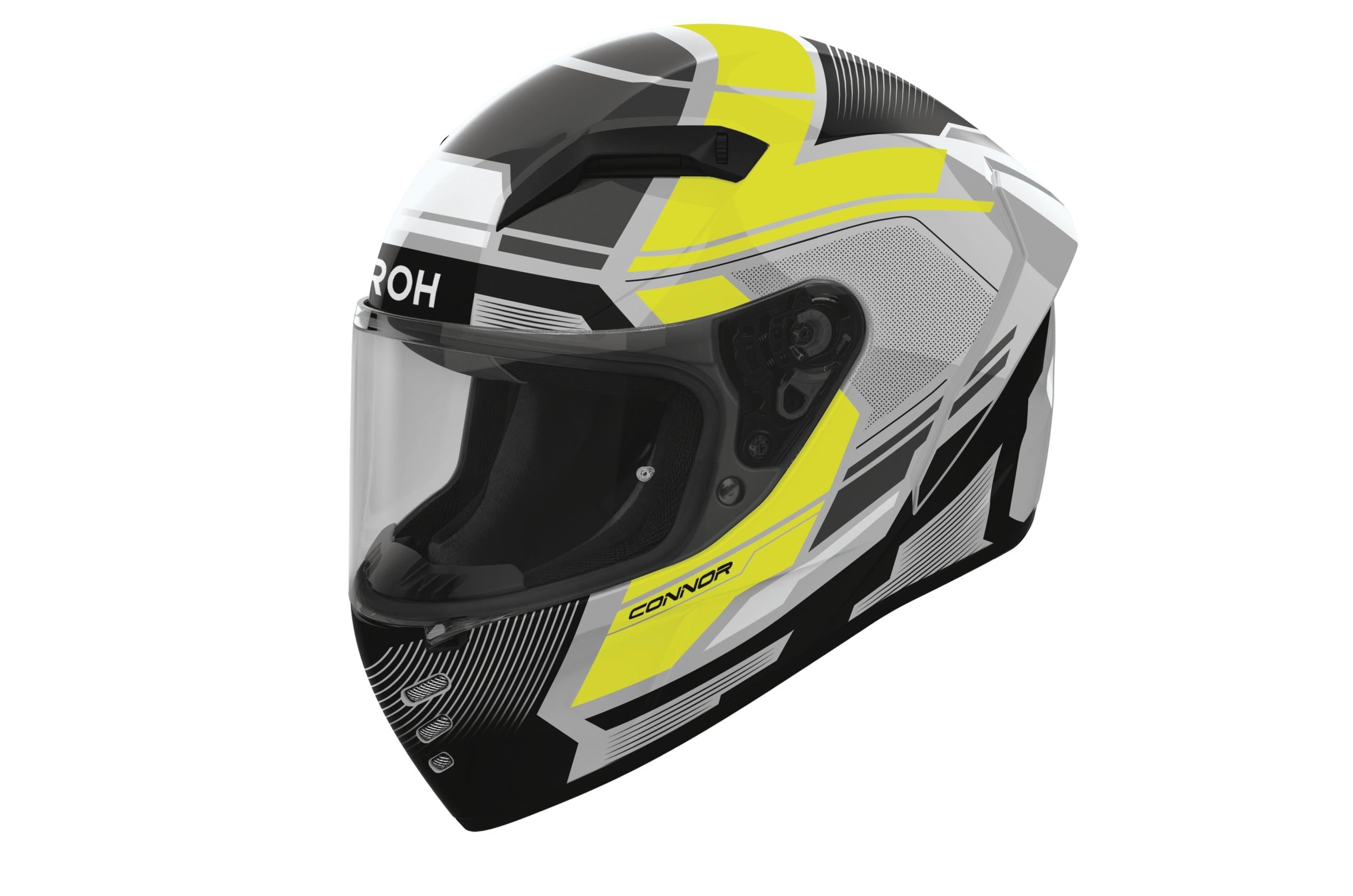 Aıroh Connor Ego Yellow Gloss Kask