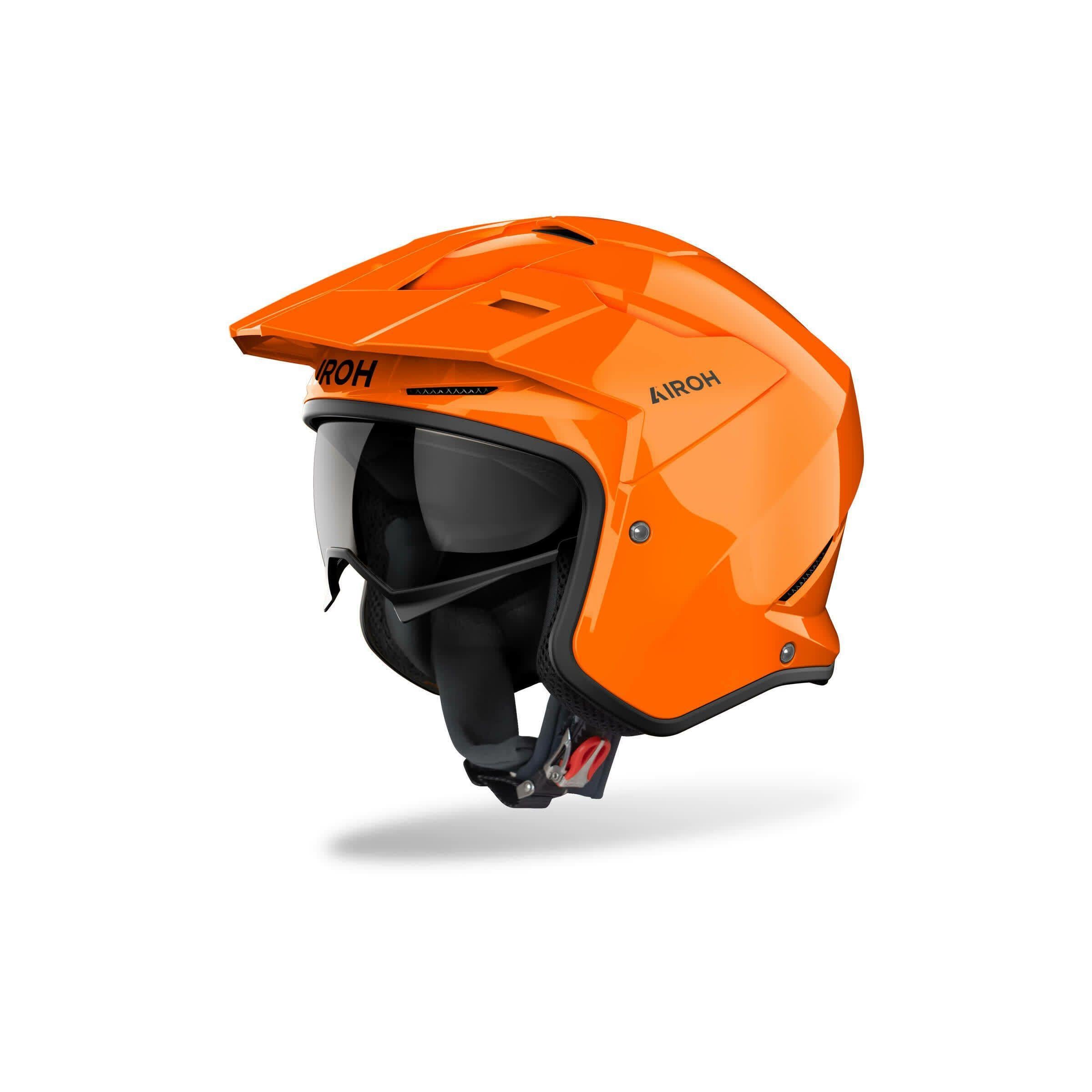 Aıroh Kombakt Color Orange Gloss Kask