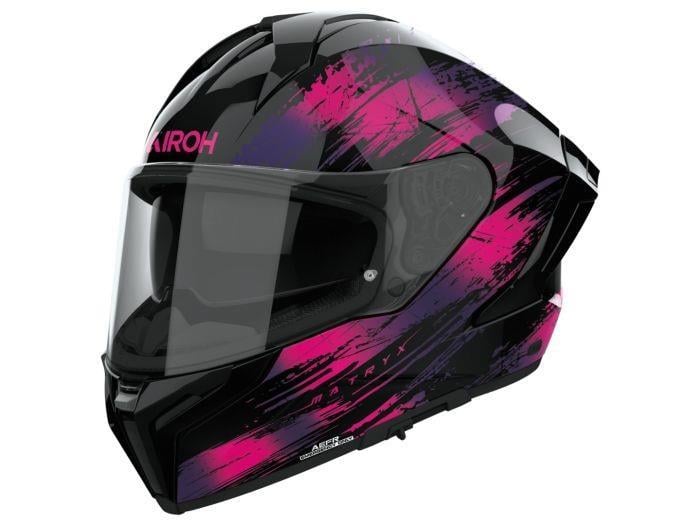 Airoh Matryx Reflex Violet Parlak Motosiklet Kaskı