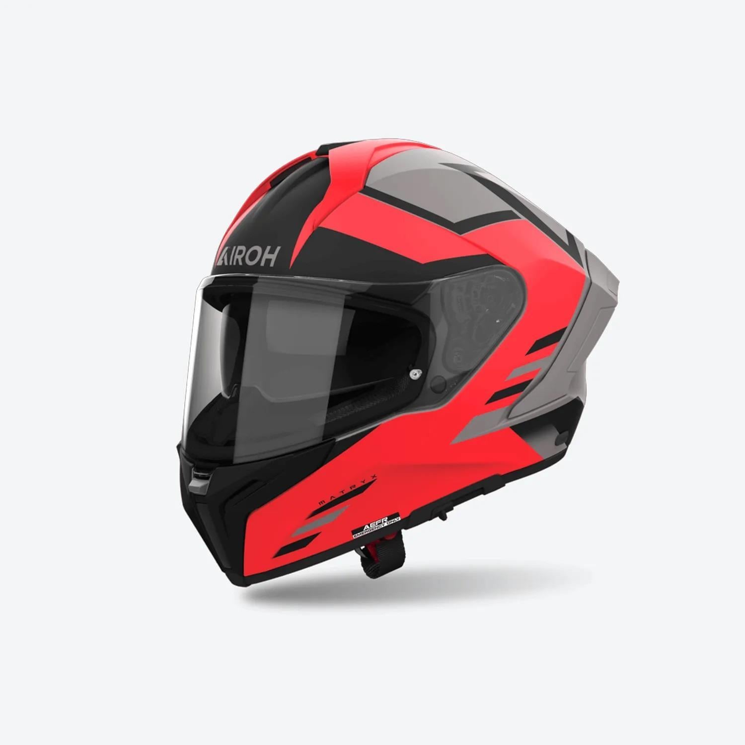 AIROH MATRYX THRON ORANGE MATT KASK