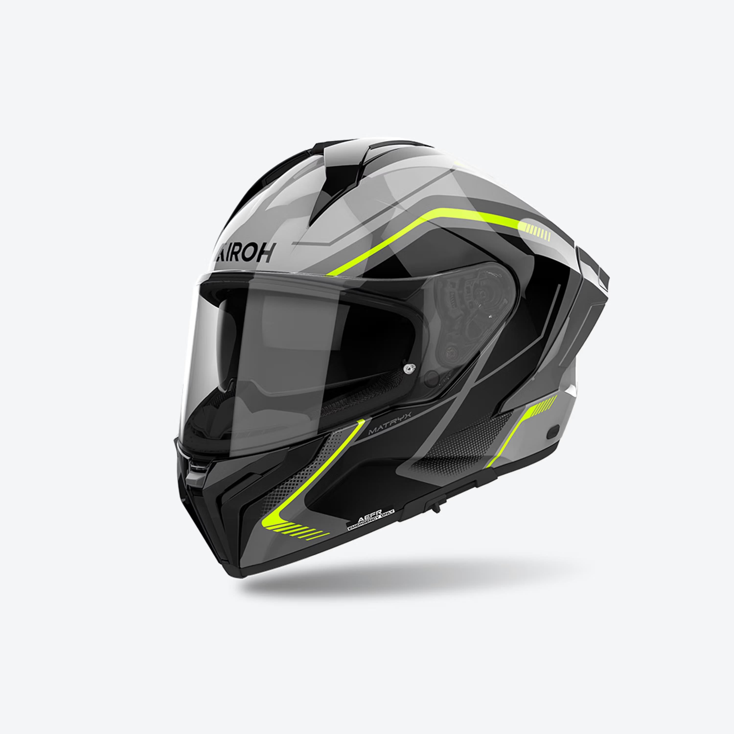 Aıroh Matryx Wıde Yellow Gloss Kask