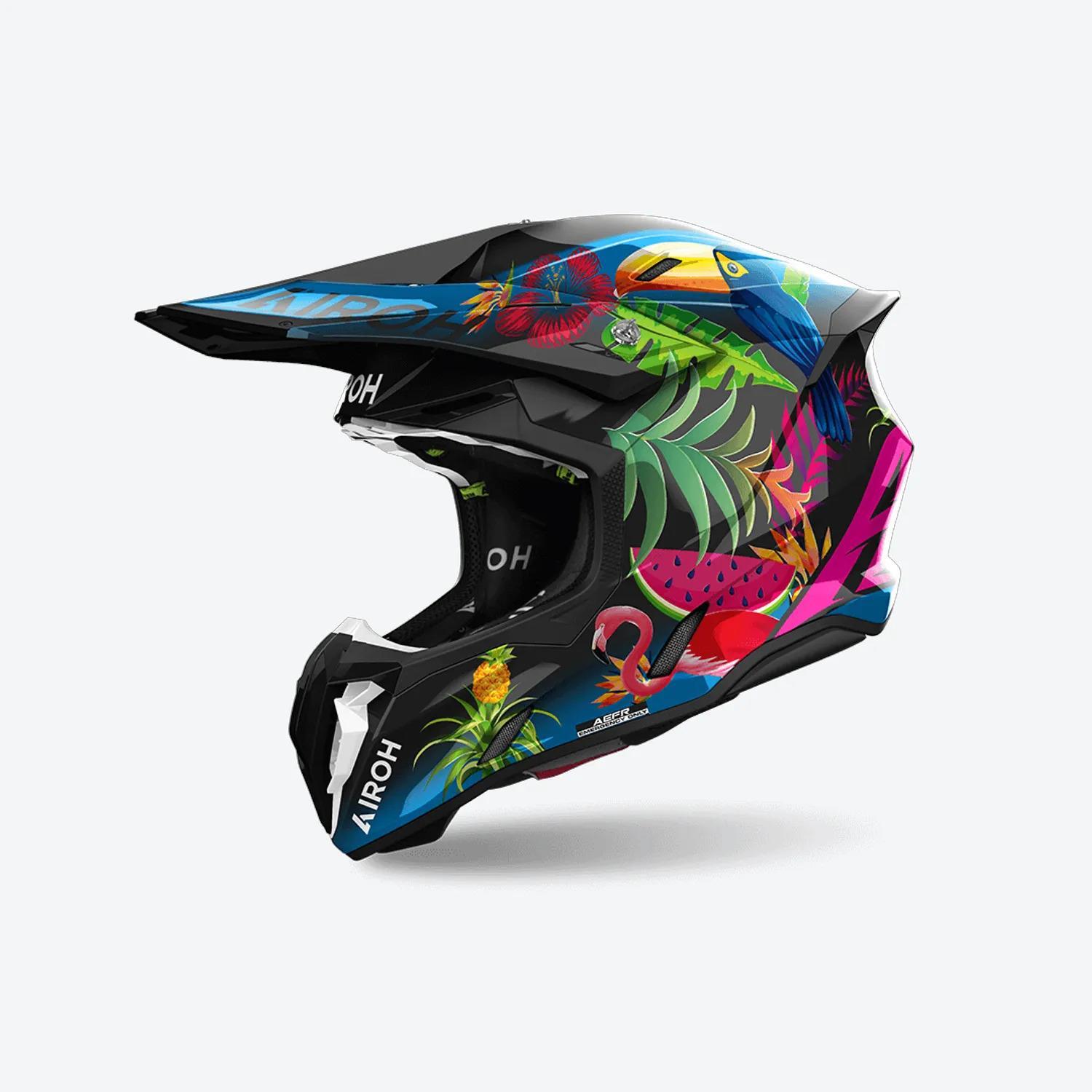 AIROH TWIST 3 AMAZONIA GLOSS KASK