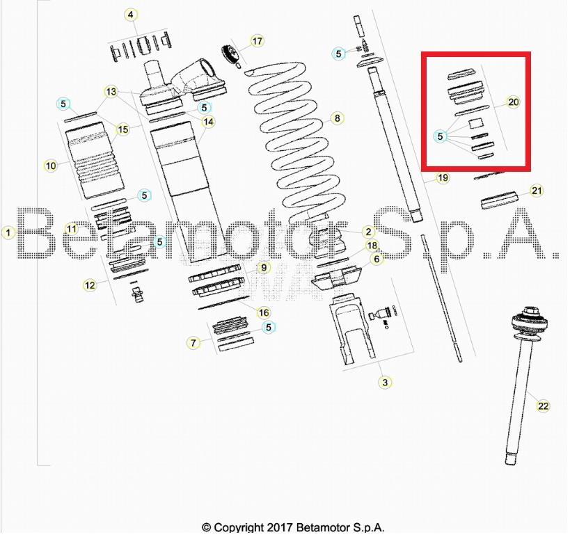 ARKA AMORTİSÖR KEÇESİ BETA ORJ YP B4