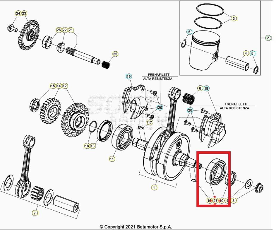 BEARING NJ206ET2XCS46  BETA ORJ YP B3