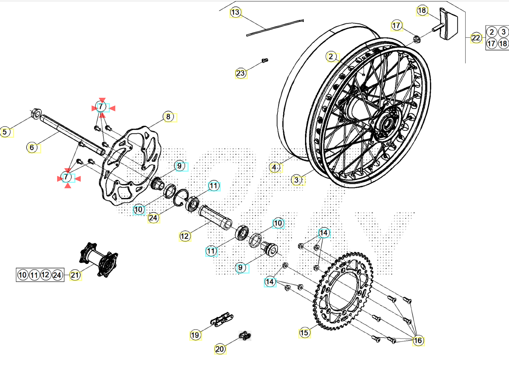 Beta Arka Disk Vidası OEM B10-1