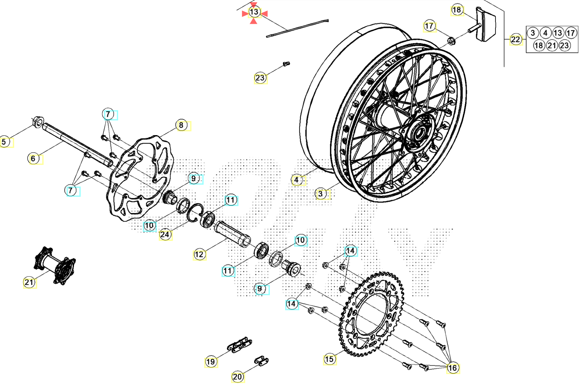 Beta Arka Jant Teli Beta Orj Yp B14-1