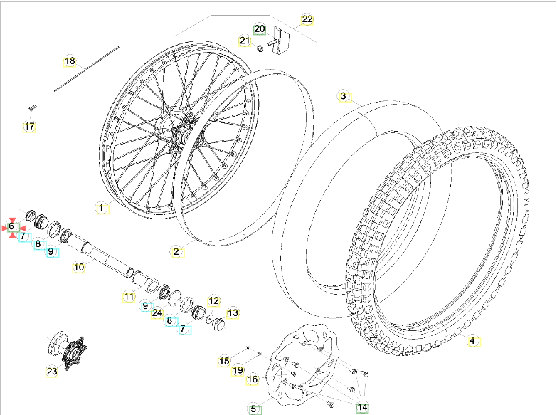 Beta Race Ön Mil Tutamağı OEM B15-2