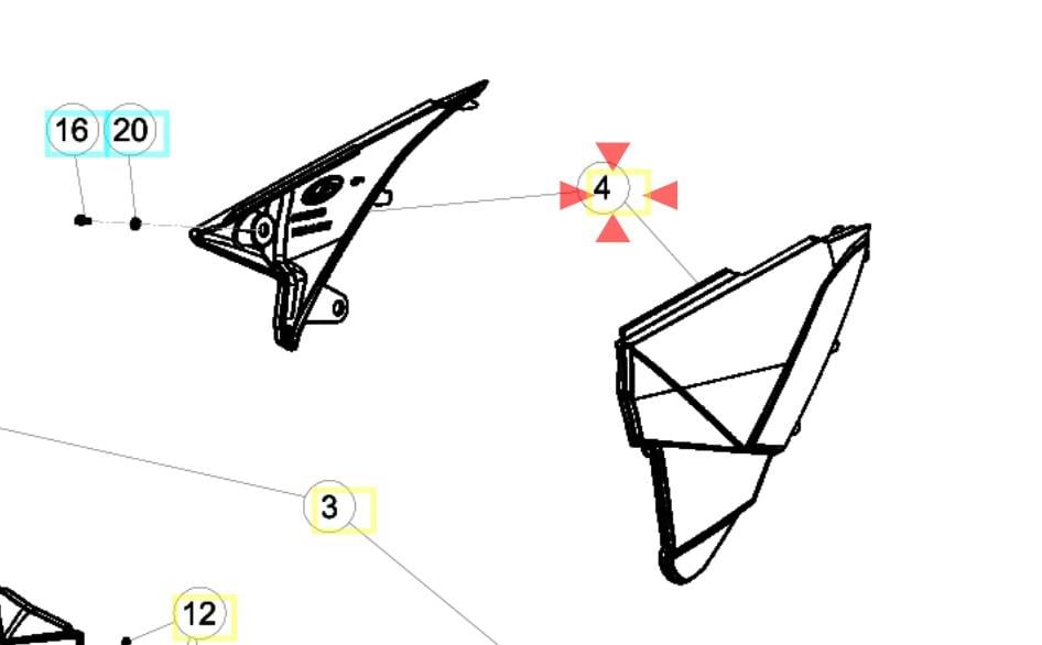 BETA RR 18-19 YAN NUMARATÖR BEYAZ BETA ORJ YP