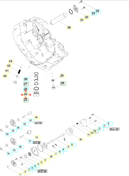 Beta RR 4T 15-26 Yağ Filtre Oringi OEM B6-1