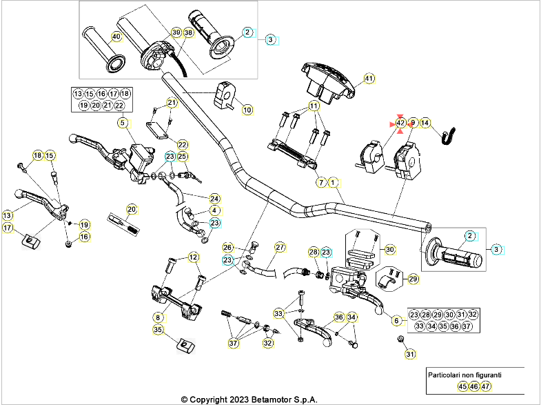 Beta RR X-Trainer 20-26 Mod Düğmesi OEM B15-2