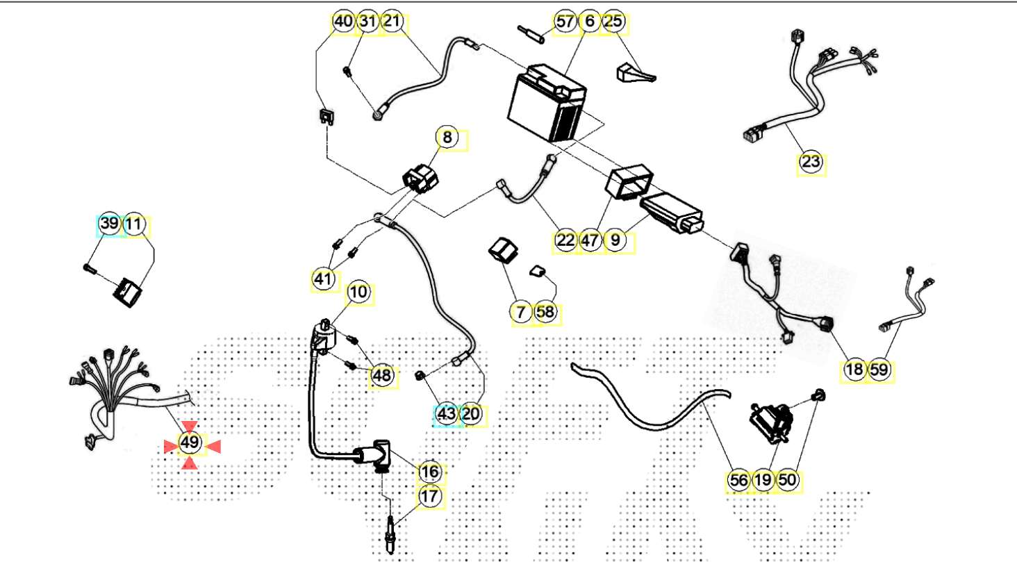 Beta X-Trainer 20-21 Ön Tesisat OEM