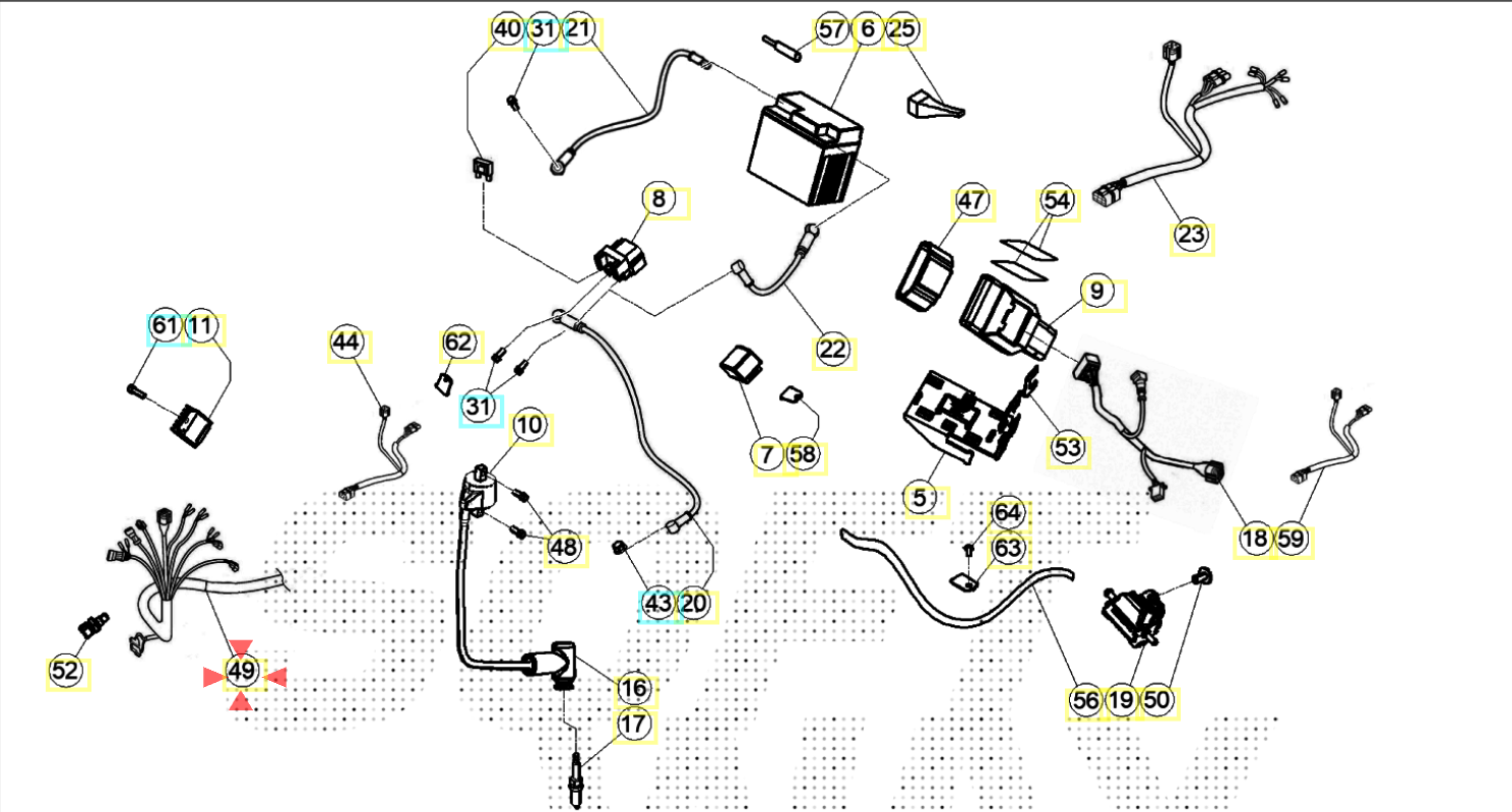 Beta X-Trainer 23 Ön Tesisat OEM