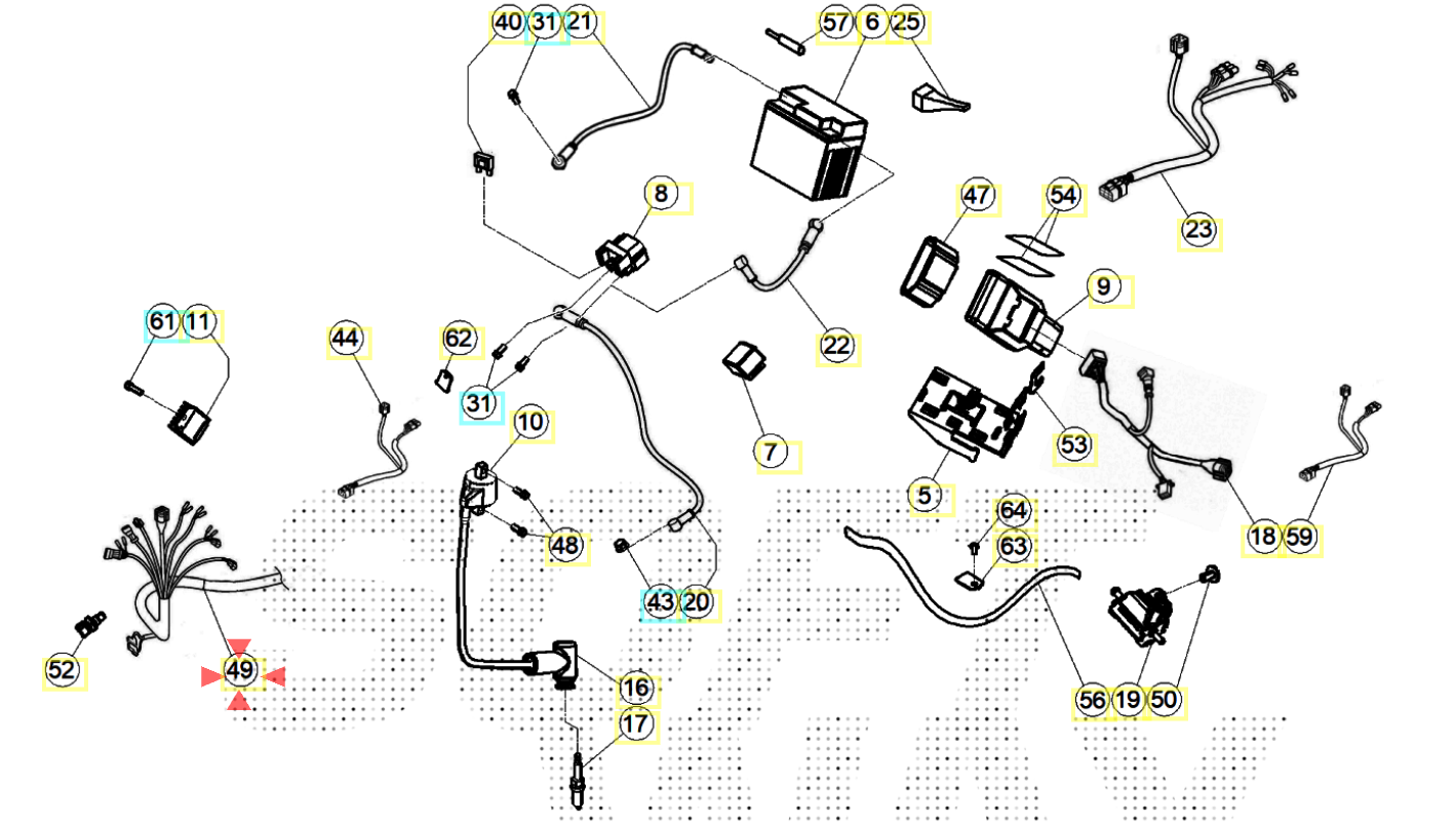 Beta X-Trainer 24-25 Ön Tesisat OEM