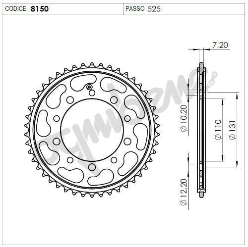 BMW OGNIBENE ARKA DİŞLİ 46T