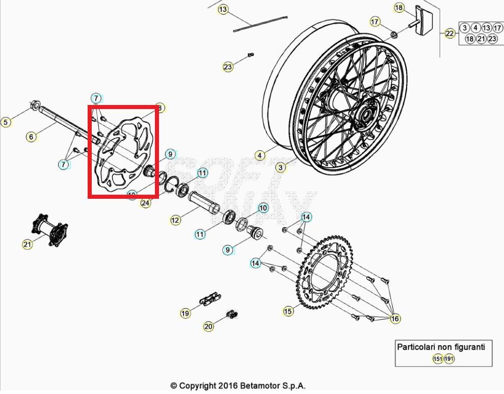 BRAKE DISK BETA ORJ YP