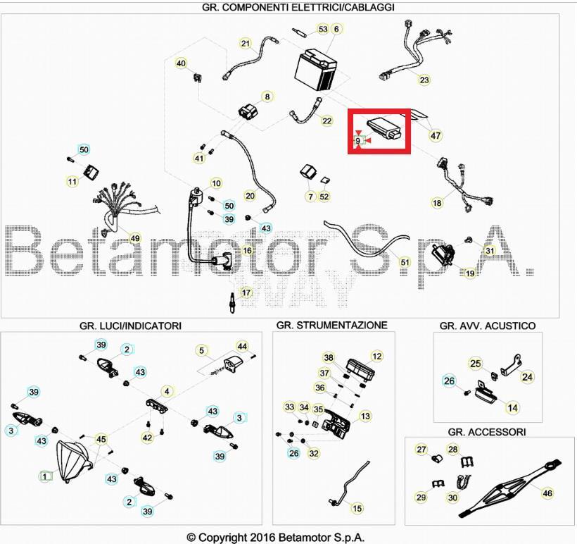 CDI RR 2T 250 BETA ORJ YP B3
