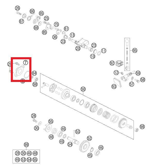 CLOSING COVER KTM ORJ YP A4