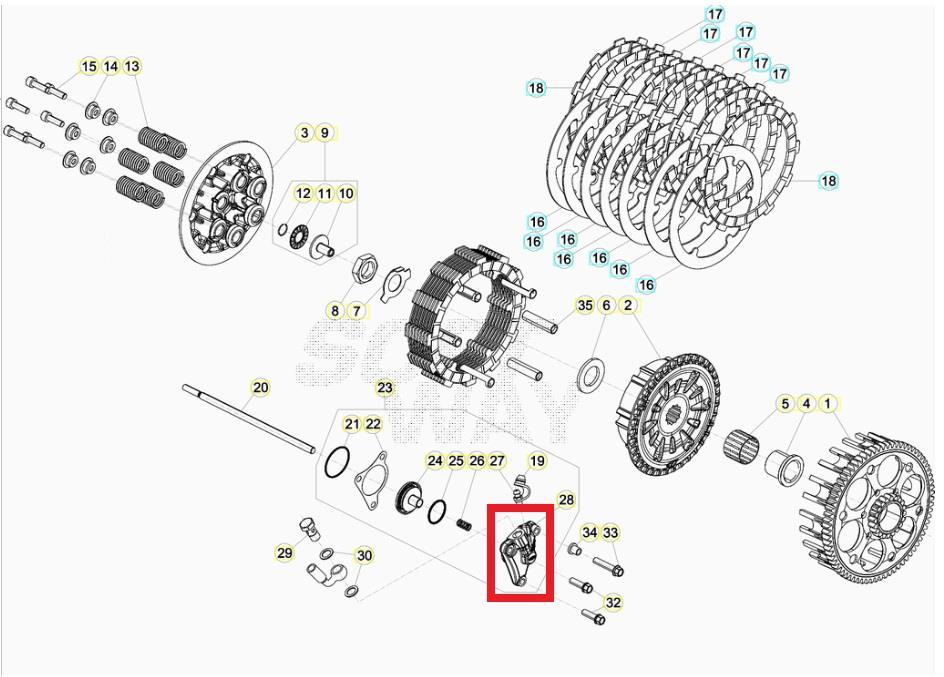 CLUTCH SSY BETA ORJ YP B6