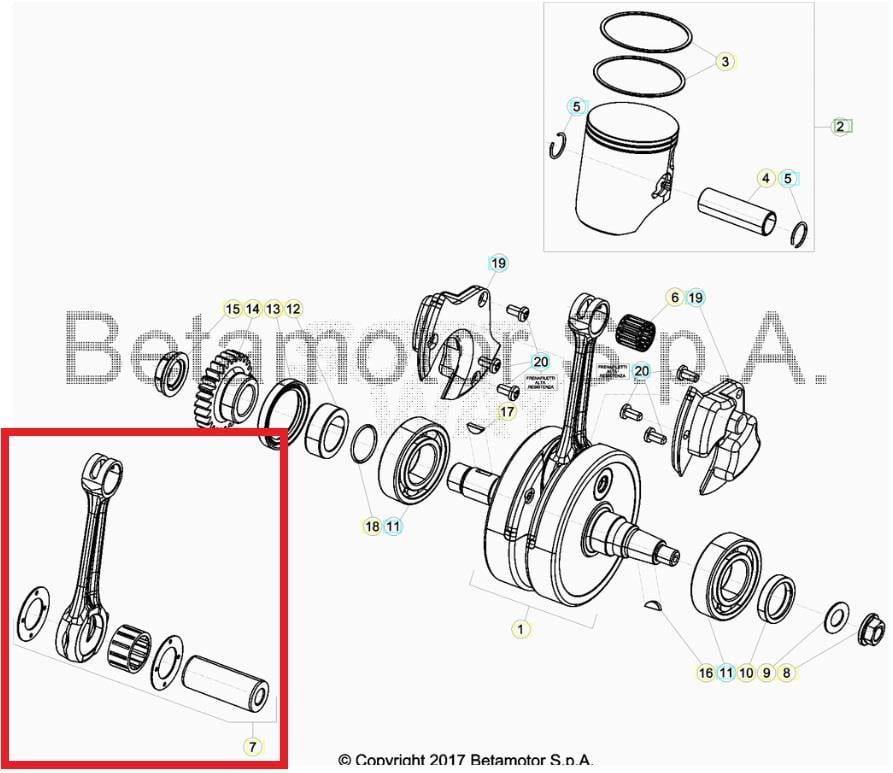 CONNECTİNG ROD ASSY BETA ORJ YP B5
