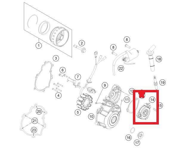 COVER TORQUE LIMITER KTM ORJ YP A5