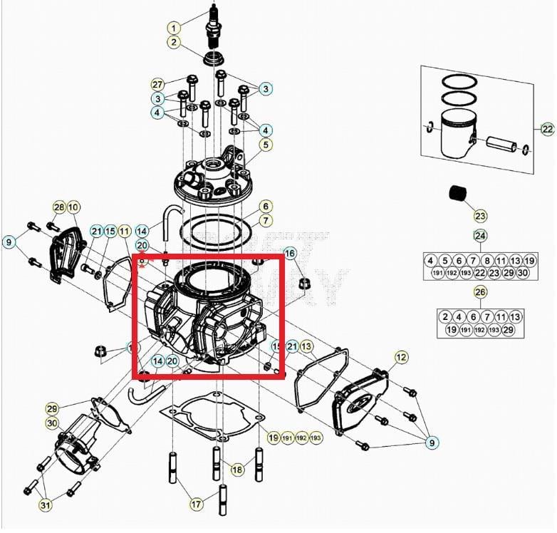 CYLINDER D66,4-A BETA ORJ YP RAF