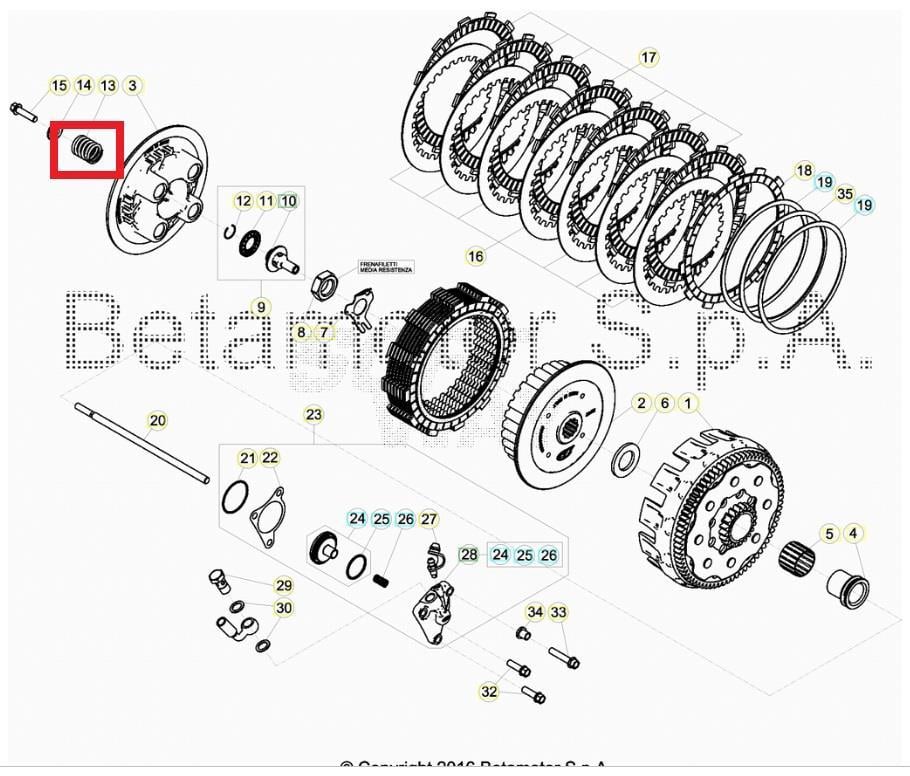 DERİYAJ YAYI BETA ORJ YP B2