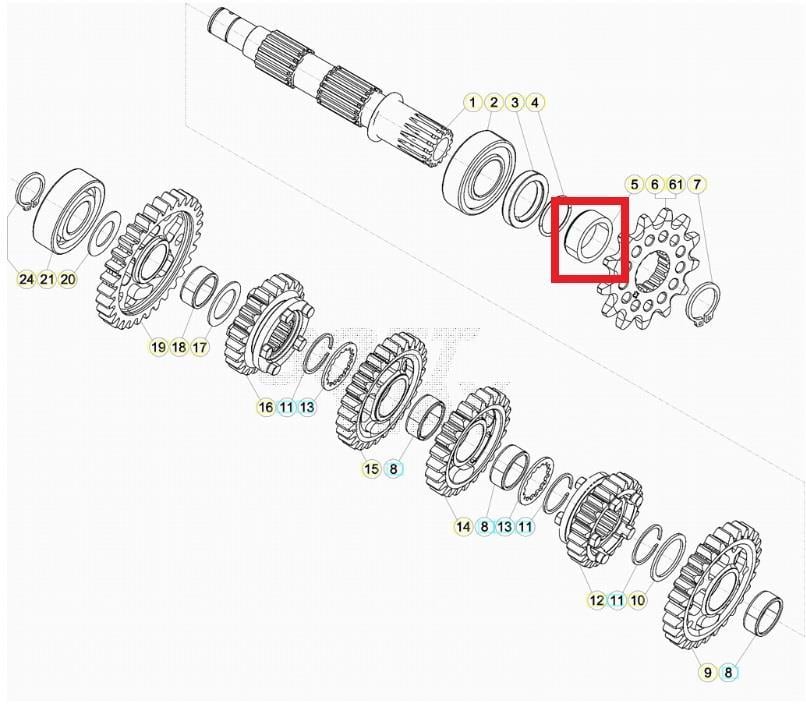 DISTANCE BUSH BETA ORJ YP B3