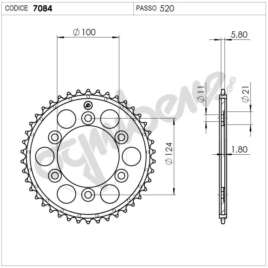 DUCATI OGNIBENE ARKA DİŞLİ 48T