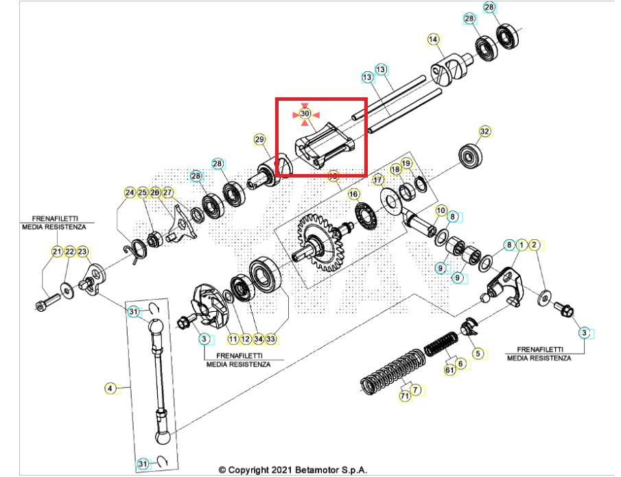 EXHAUST VALVE BETA ORJ YP B5