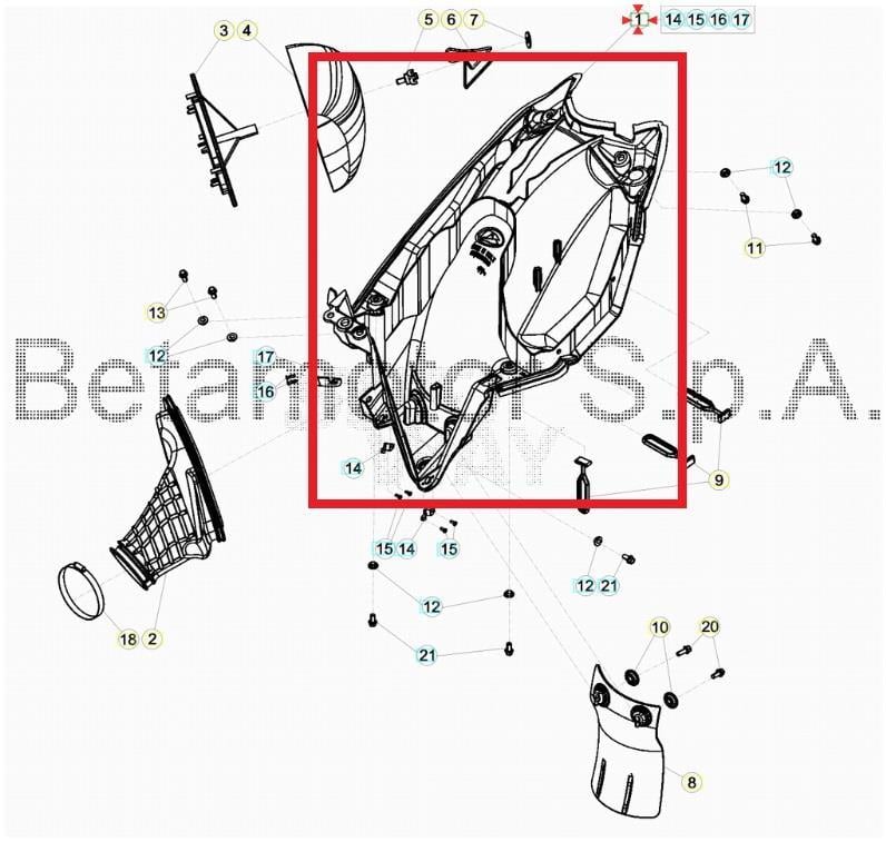 FILTER BOX CLOSING WALL BETA ORJ YP